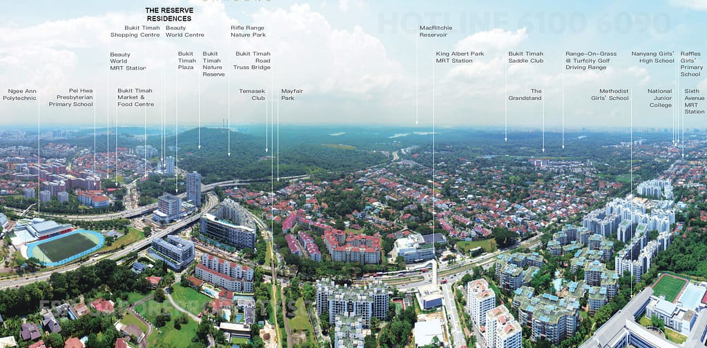 The Reserve Residences Aerial View of The Reserve Residences Site at Jalan Anak Bukit