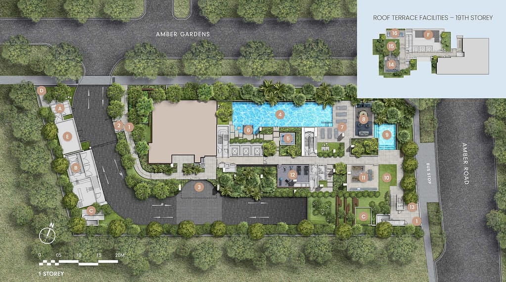 Amber Sea Amber Sea Site Plan Facilities