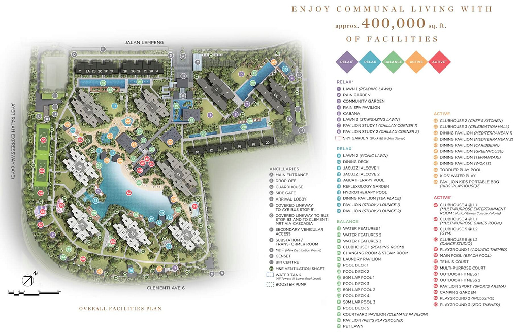 Parc Clematis Parc Clematis 锦泰门第 Site Plan and Facilities