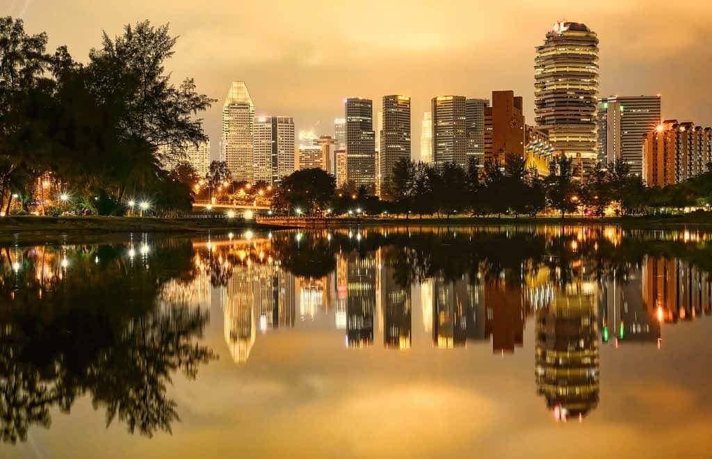 Kallang River Night View