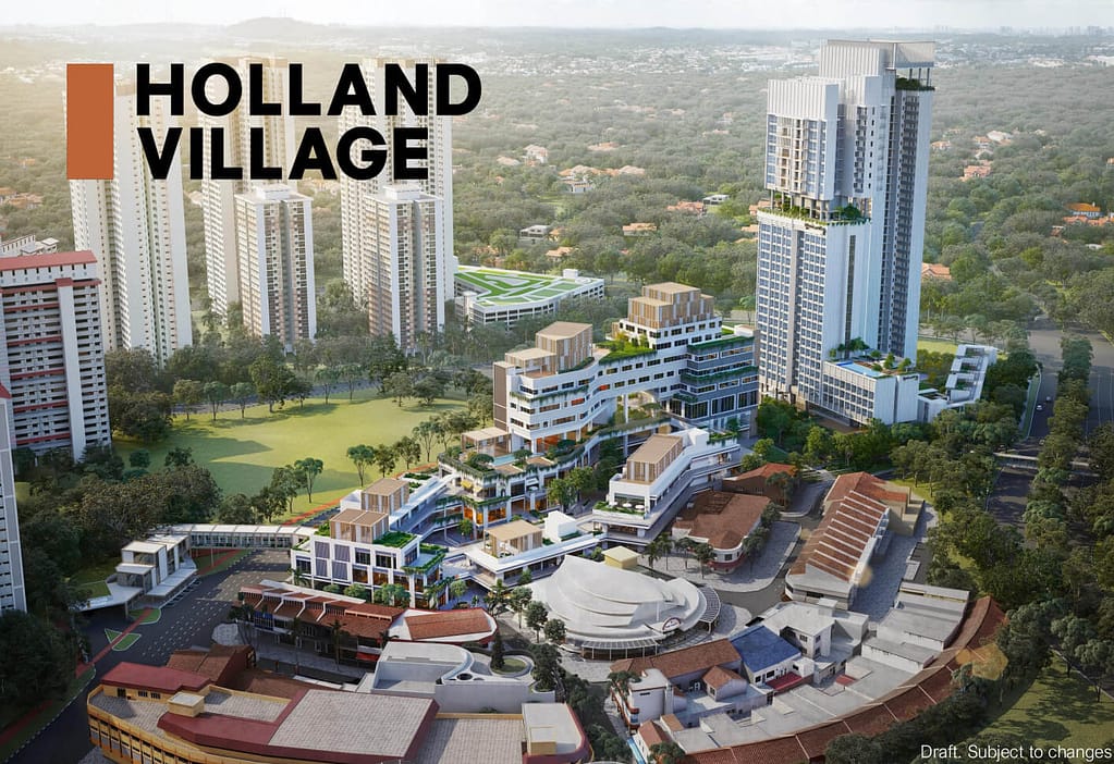 One Holland Village Residences Aerial View