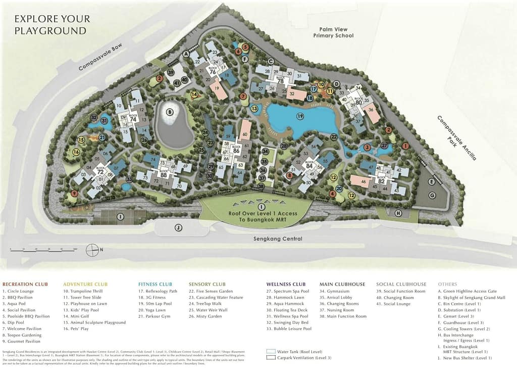 Sengkang Grand Residences Siteplan