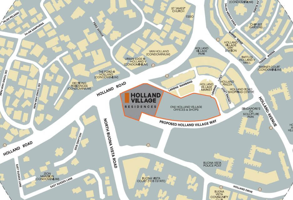 1 Holland Village Residences Site Location Plan